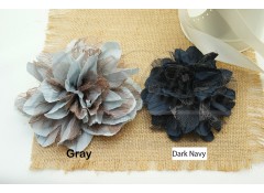 Crinkle Chiffon Lace Flower, 12 cm